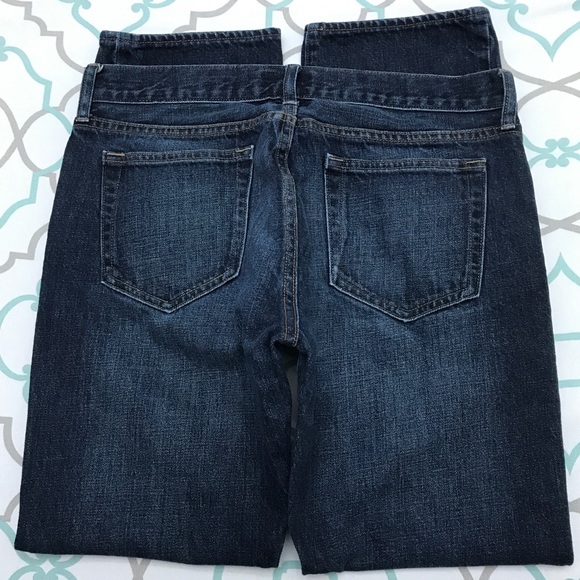 32X28.5”💙👖J. CREW! DARK! FADED!👖💙SLIM FIT 484! - Picture 4 of 8